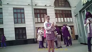 Stripper کھاتا ہے ایک مزیدار منڈوا بلی کے اسٹیج پر ایک نائٹ کلب فیلمی سیکسی عربی